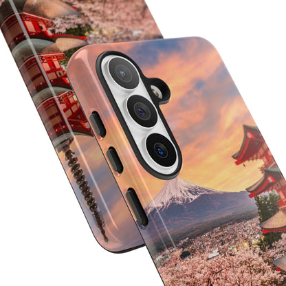 Mt. Fuji Sakura Dreams Phone Case for iPhone, Samsung Galaxy and Google Pixel devices