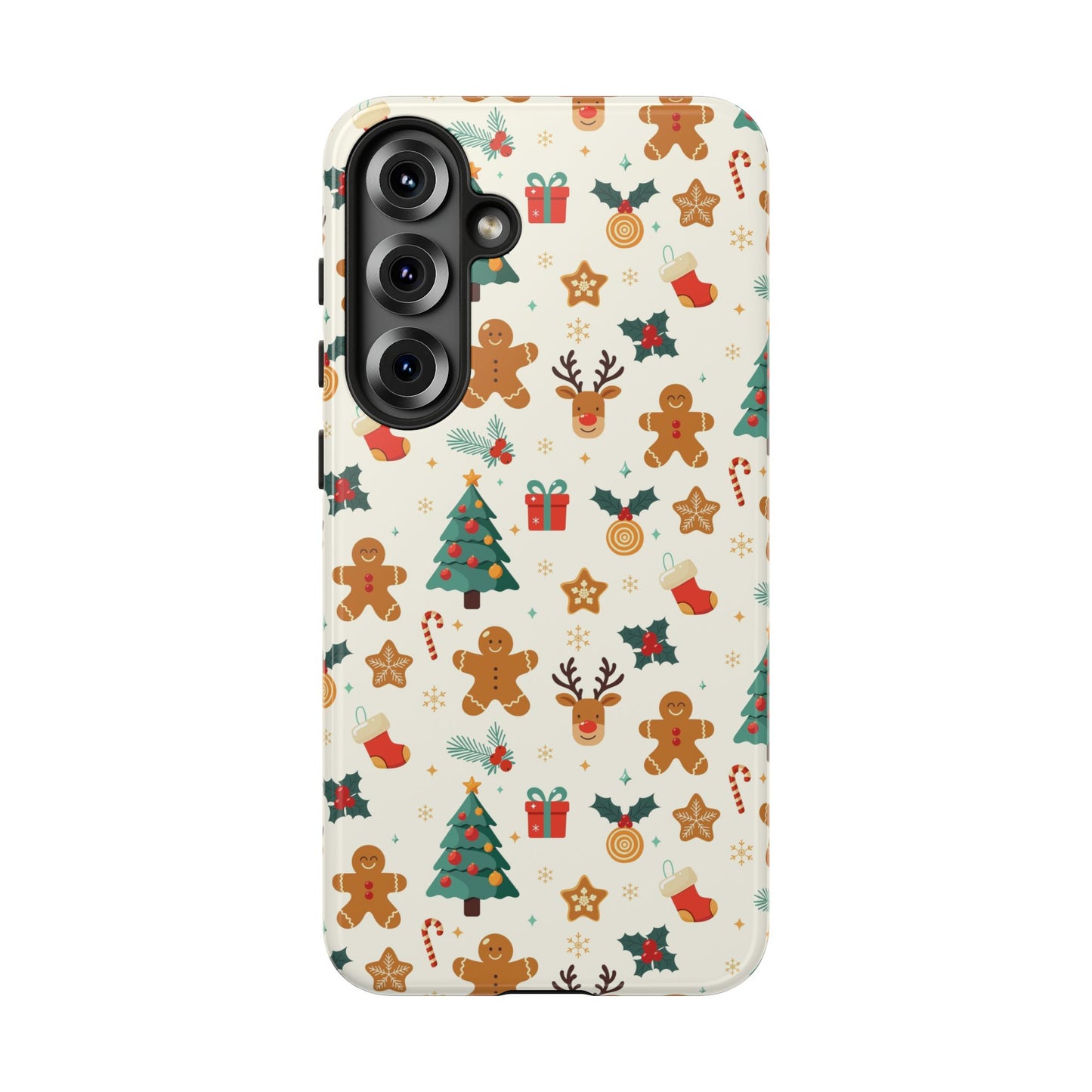Gingerbread Holidays: Xmas-themed phone case for iPhone, Samsung and Google Pixel