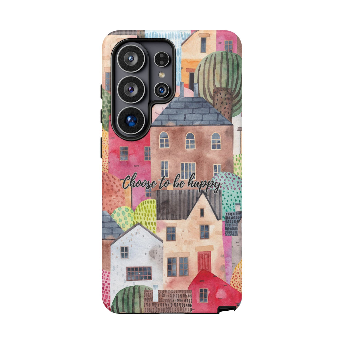 Choose to be Happy: Inspiring Case for iPhone, Samsung Galaxy and Google Pixel devices