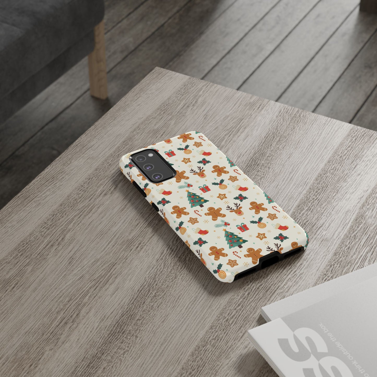 Gingerbread Holidays: Xmas-themed phone case for iPhone, Samsung and Google Pixel