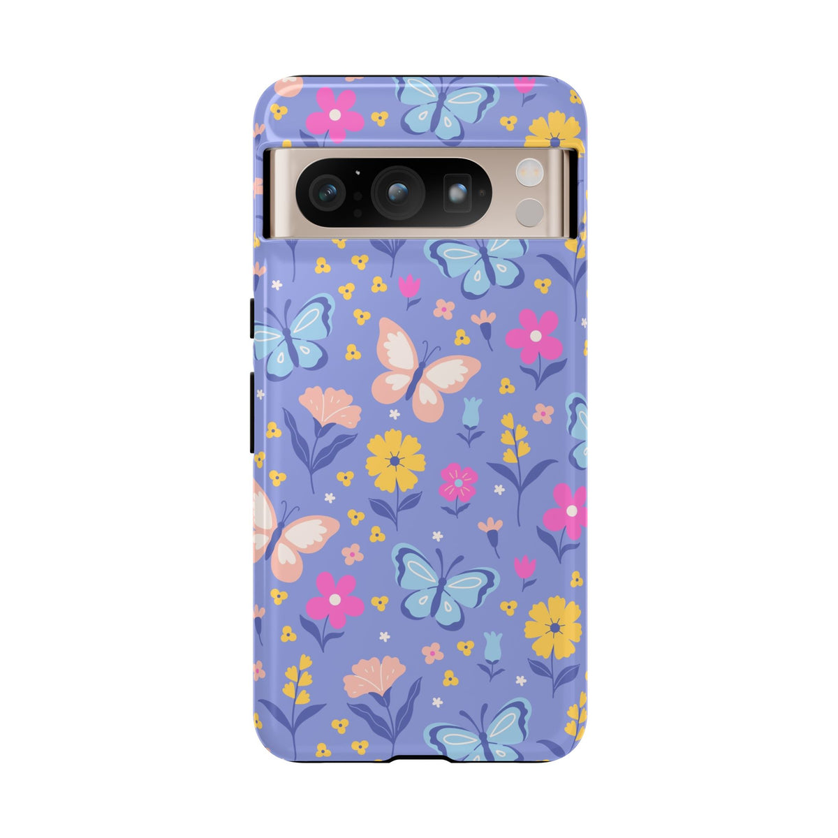 Lavender Butterflies: Tough Phone Case for iPhone, Samsung Galaxy and Google Pixel