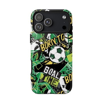 Born to Goal: Football-inspired phone case for iPhone and Samsung Galaxy