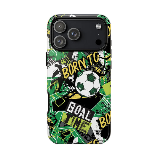 Born to Goal: Football-inspired phone case for iPhone and Samsung Galaxy
