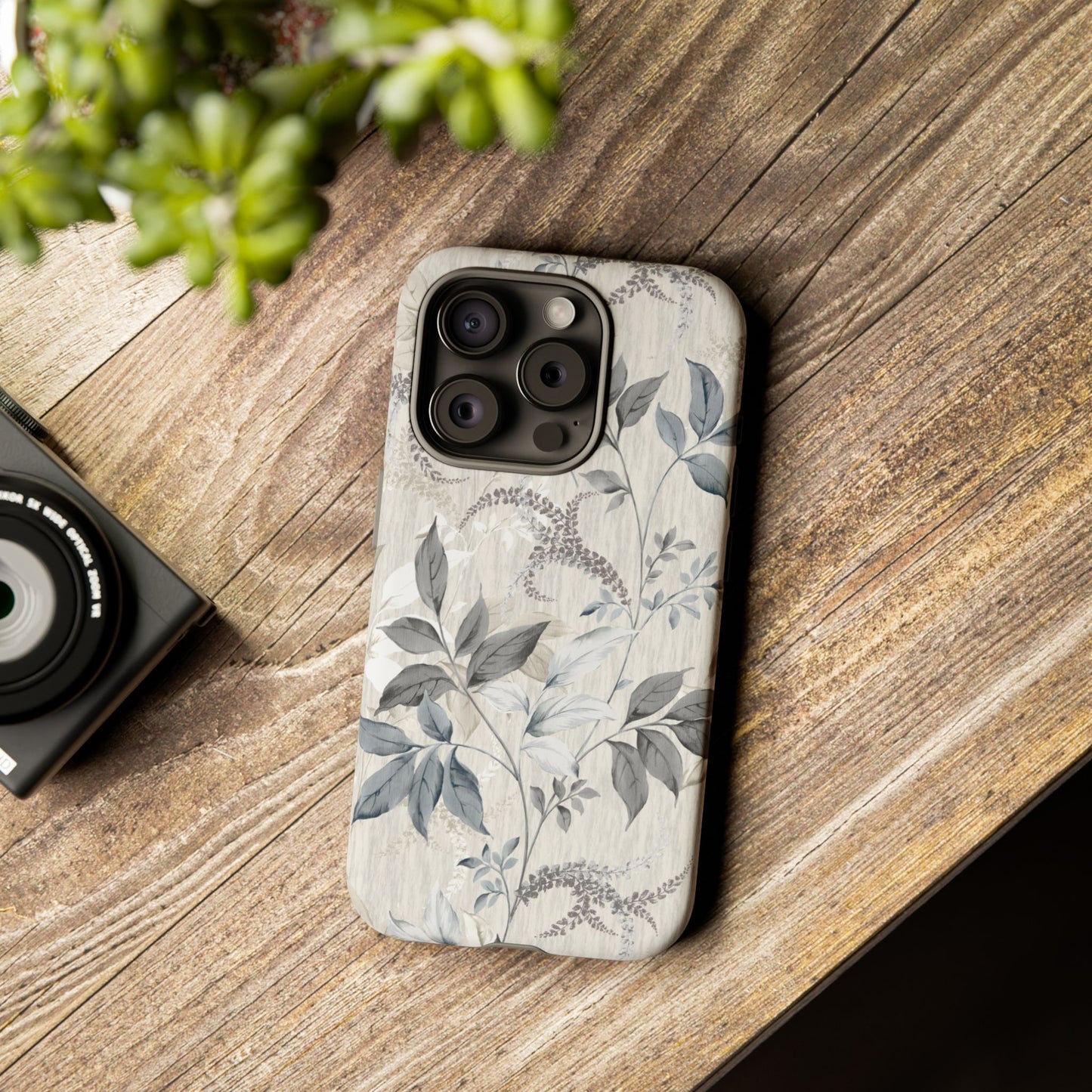 Luxury Leaves: Artistic case for iPhone, Samsung Galaxy and Google Pixel