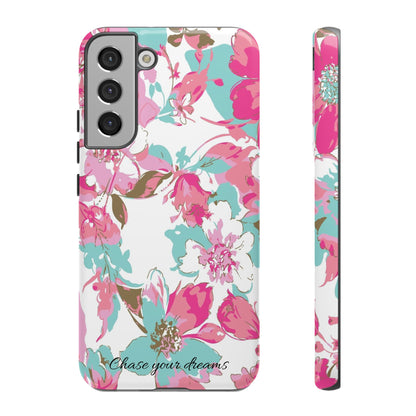 Chase your dreams: Artistic and elegant phone case for Apple iPhone, Samsung Galaxy and Pixel devices