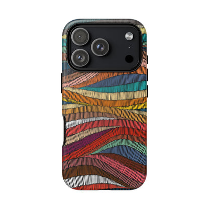 Threaded Harmony: Tapestry-inspired Phone Case for iPhone, Samsung Galaxy and Google Pixel devices