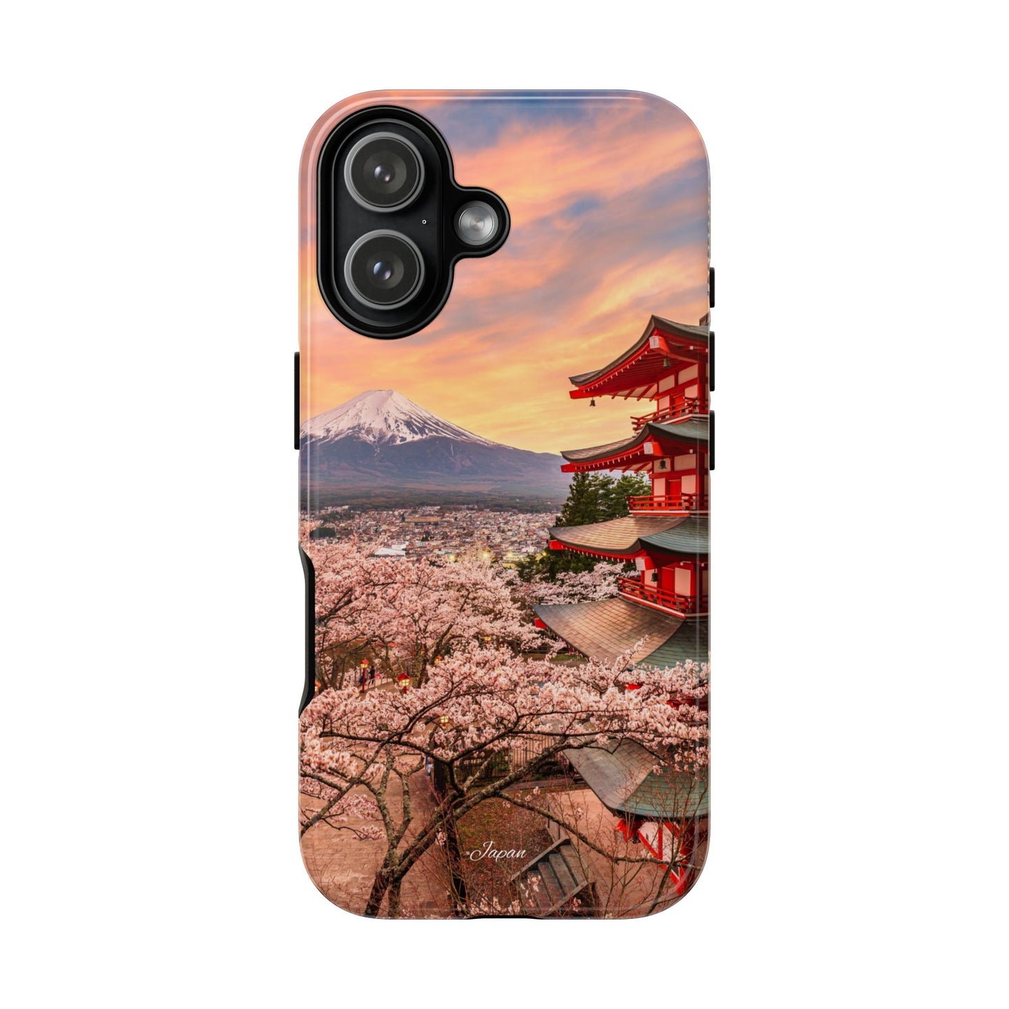 Mt. Fuji Sakura Dreams Phone Case for iPhone, Samsung Galaxy and Google Pixel devices