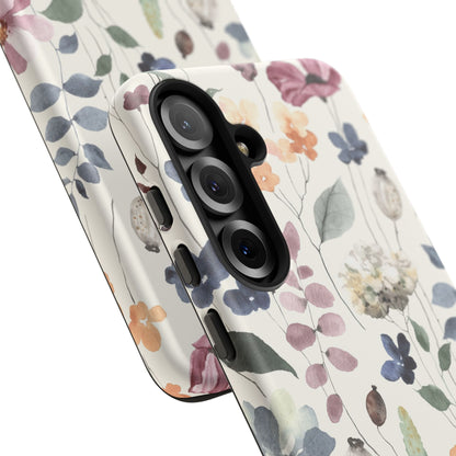 Floral Prints Phone Case for iPhone, Samsung Galaxy and Pixel devices
