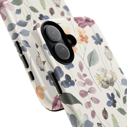 Floral Prints Phone Case for iPhone, Samsung Galaxy and Pixel devices