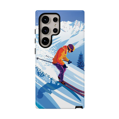 Glacier Rush: Ice Ski inspired phone case for iPhone, Samsung Galaxy and Google  Pixel devices