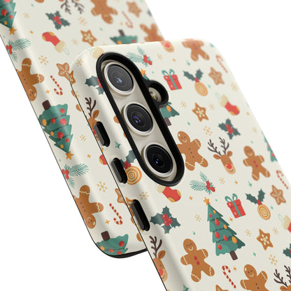 Gingerbread Holidays: Xmas-themed phone case for iPhone, Samsung and Google Pixel