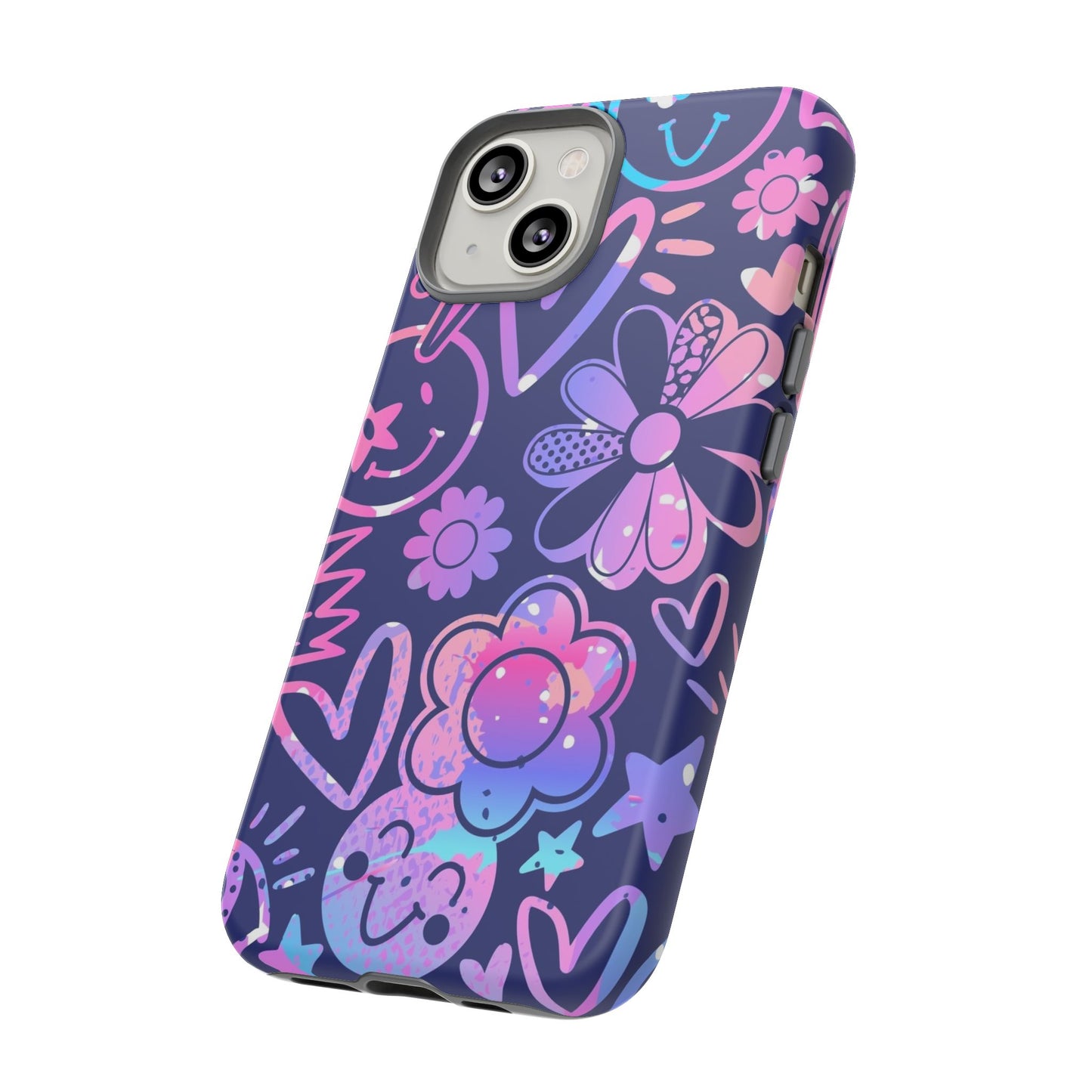 Live Inspired: Purple Tough Case for iPhone, Samsung Galaxy and Google Pixel devices