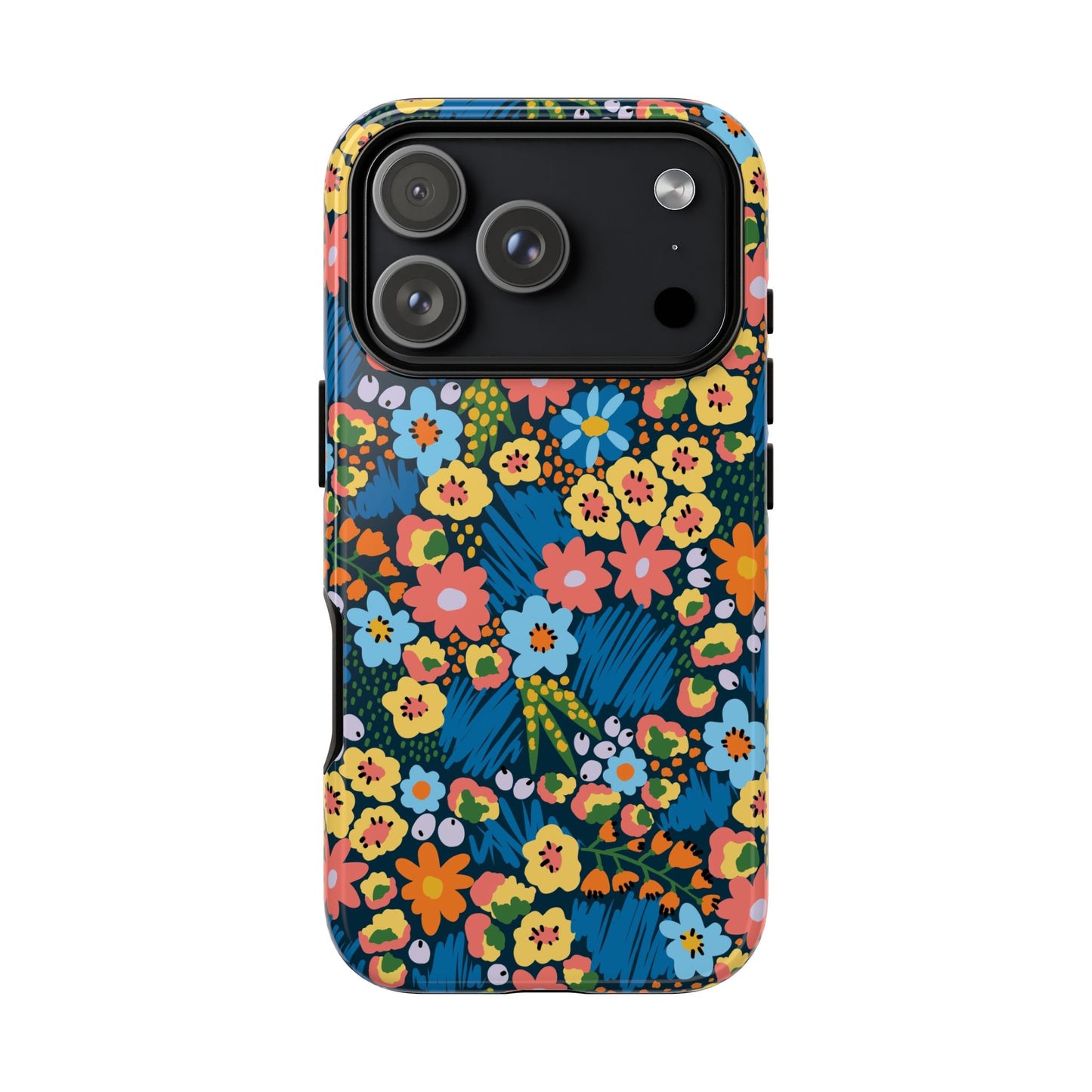 Bloom Burst: Color and Joy Themed Phone Case for iPhone, Samsung Galaxy and Google Pixel devices