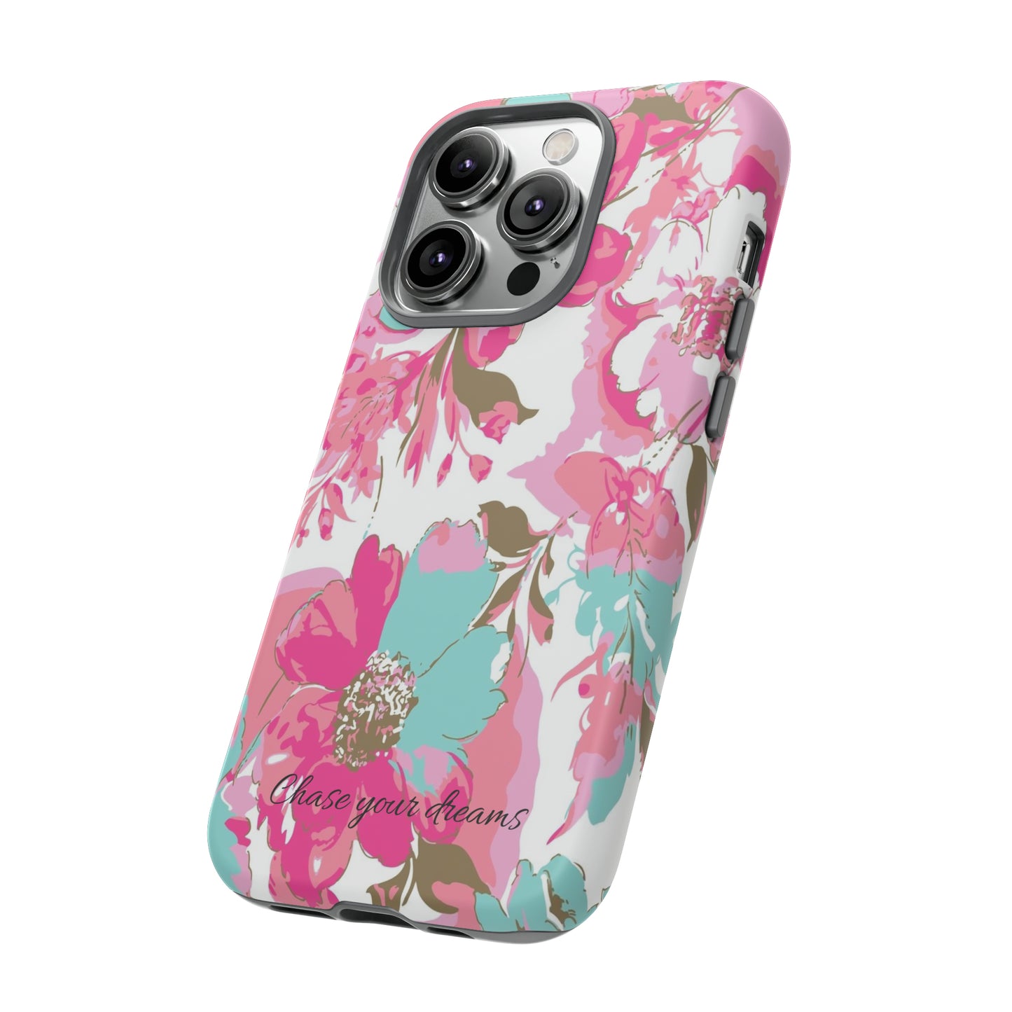 Chase your dreams: Artistic and elegant phone case for Apple iPhone, Samsung Galaxy and Pixel devices