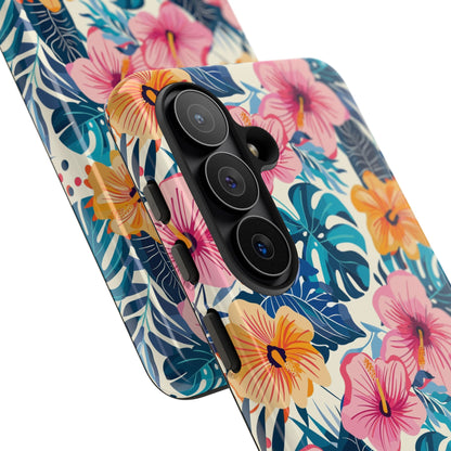 Hibiscus Bloom: Cute Floral Phone Case for iPhone, Samsung and Google Pixel