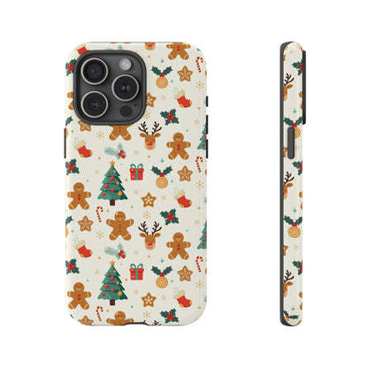 Gingerbread Holidays: Xmas-themed phone case for iPhone, Samsung and Google Pixel