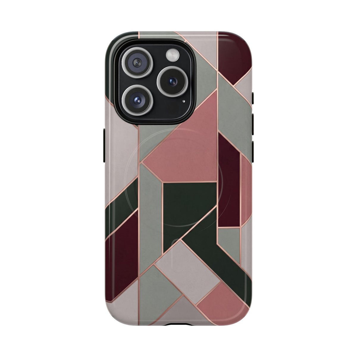 Geometric Luxe MagSafe Phone Case for iPhone