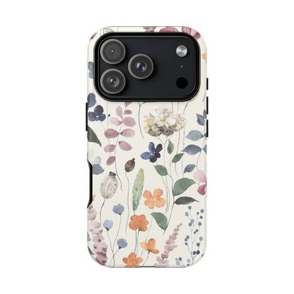 Floral Prints Phone Case for iPhone, Samsung Galaxy and Pixel devices