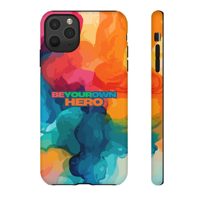 Be Your Own Hero: Inspiring Quote Phone Case for iPhone, Samsung Galaxy and Google Pixel