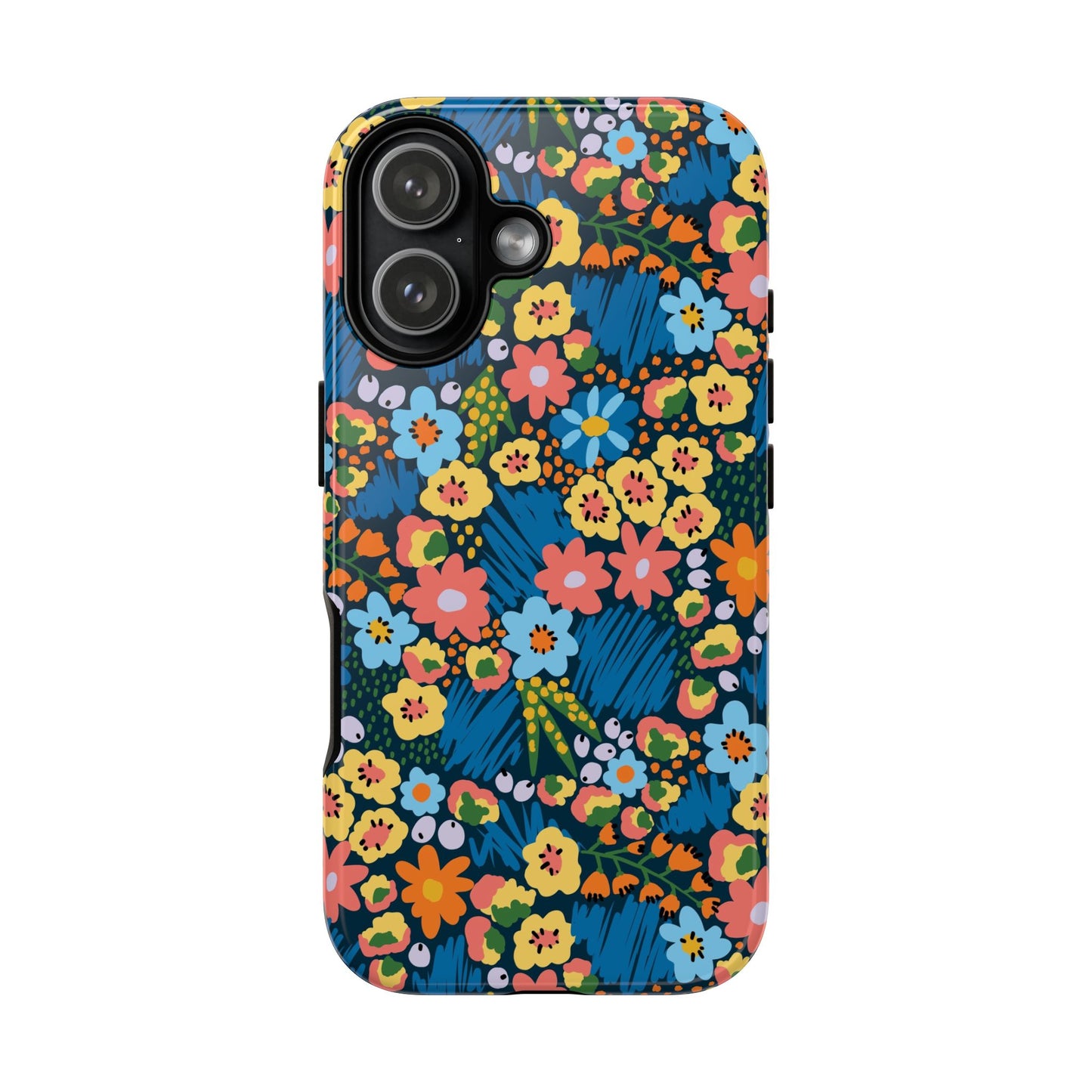 Bloom Burst: Color and Joy Themed Phone Case for iPhone, Samsung Galaxy and Google Pixel devices
