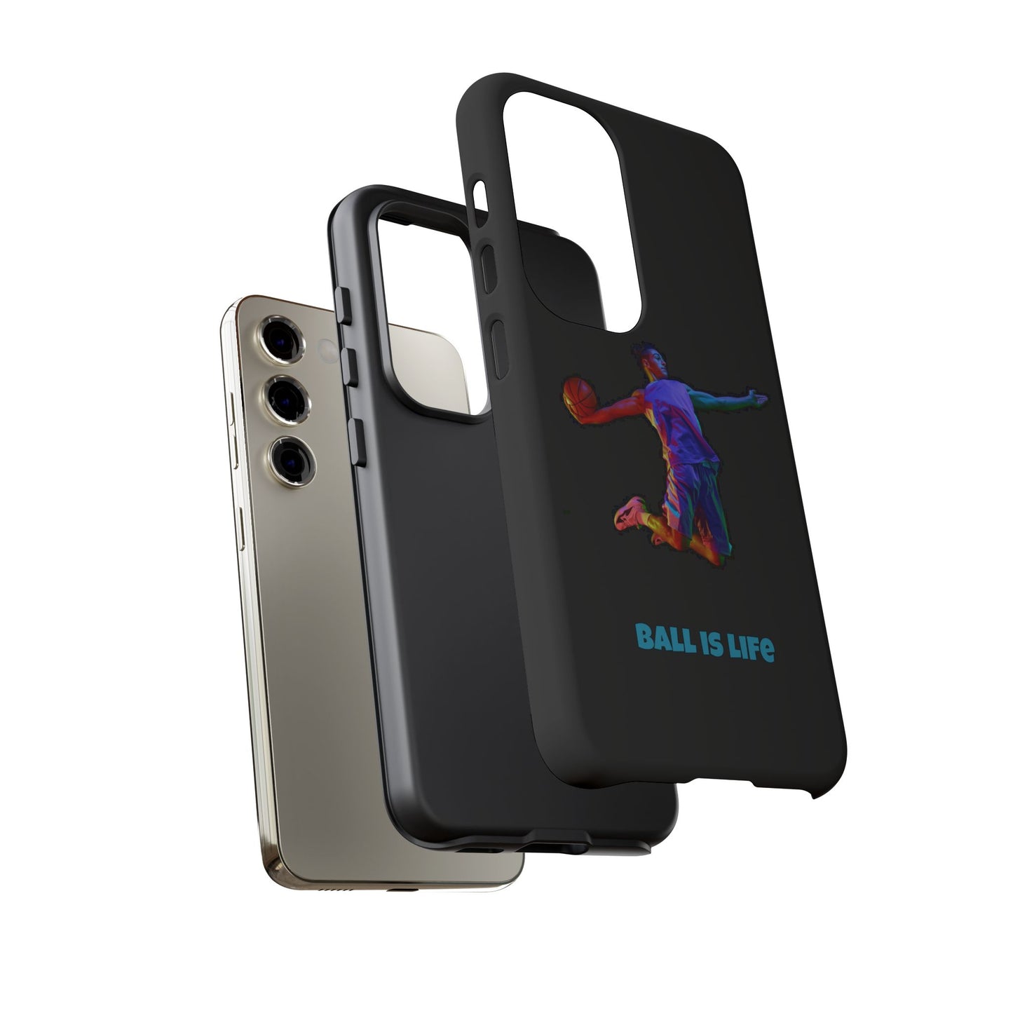 Ball is Life: Basketball Inspired Phone Case for iPhone, Samsung Galaxy and Pixel Devices