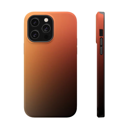 Midnight Peach: Luxury MagSafe Phone Case for iPhone