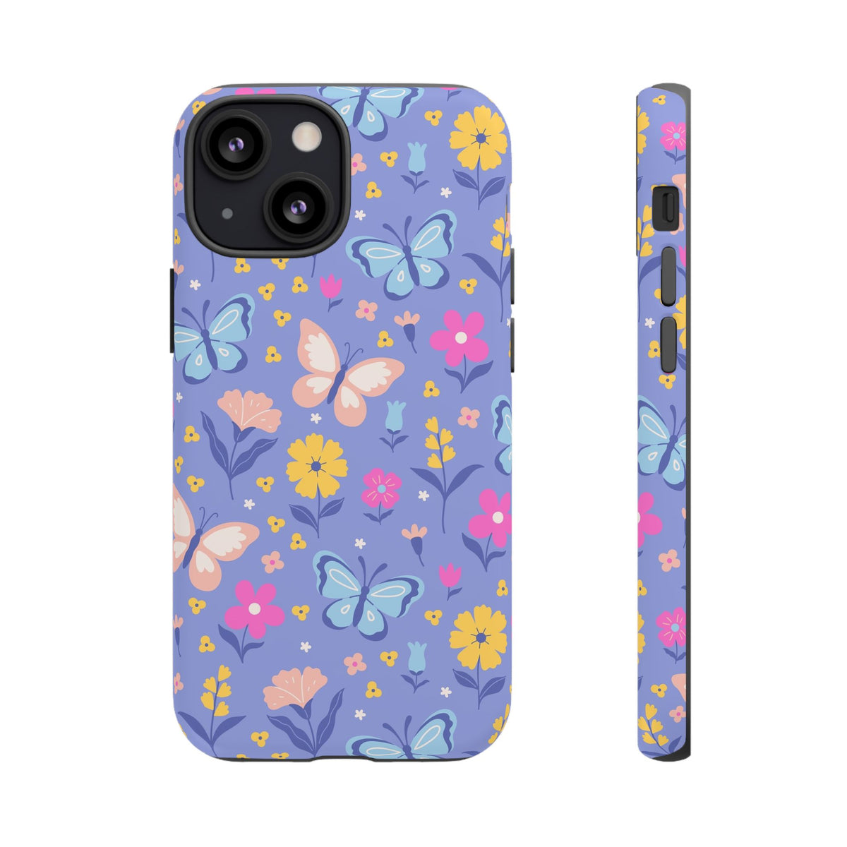Lavender Butterflies: Tough Phone Case for iPhone, Samsung Galaxy and Google Pixel