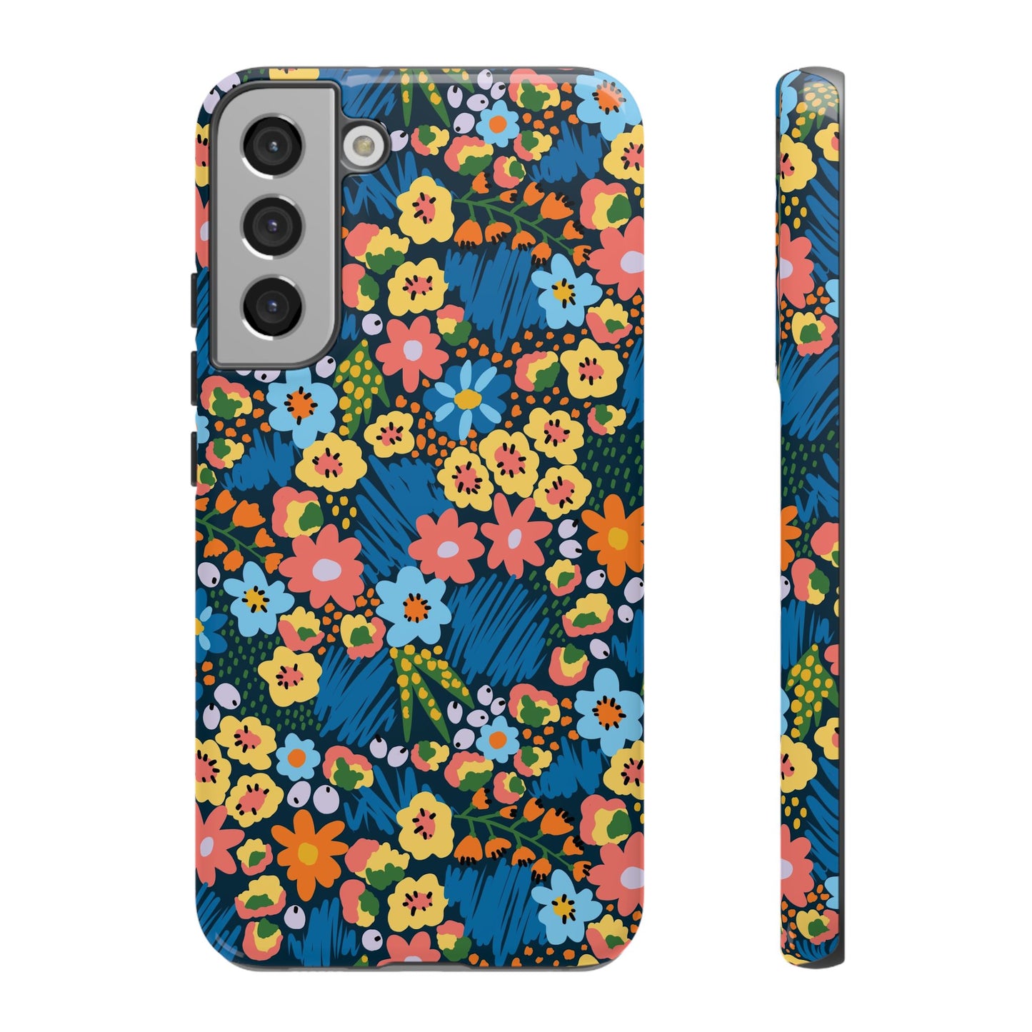 Bloom Burst: Color and Joy Themed Phone Case for iPhone, Samsung Galaxy and Google Pixel devices
