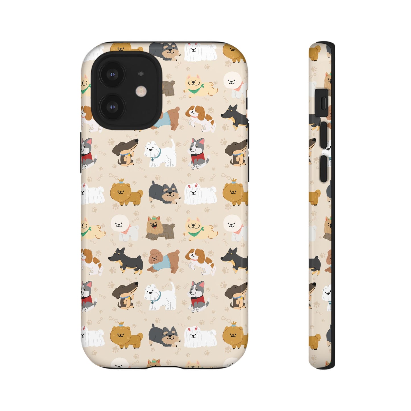 Cute Dogs: Tough Case for iPhone, Samsung Galaxy and Google Pixel devices