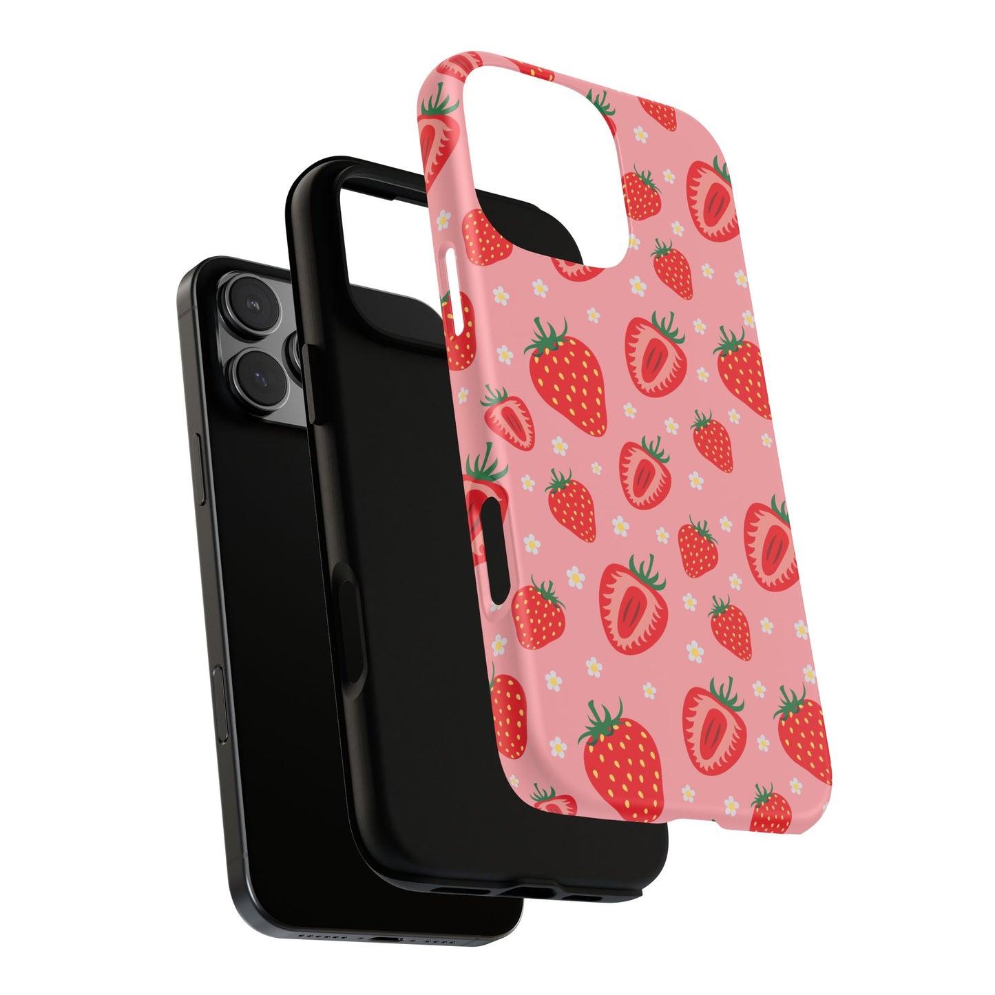 Berry Strawberry: Fruit-inspired phone case for iPhone, Samsung Galaxy and Google Pixel devices