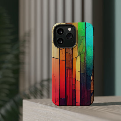Stained Glass Design MagSafe Case for iPhone