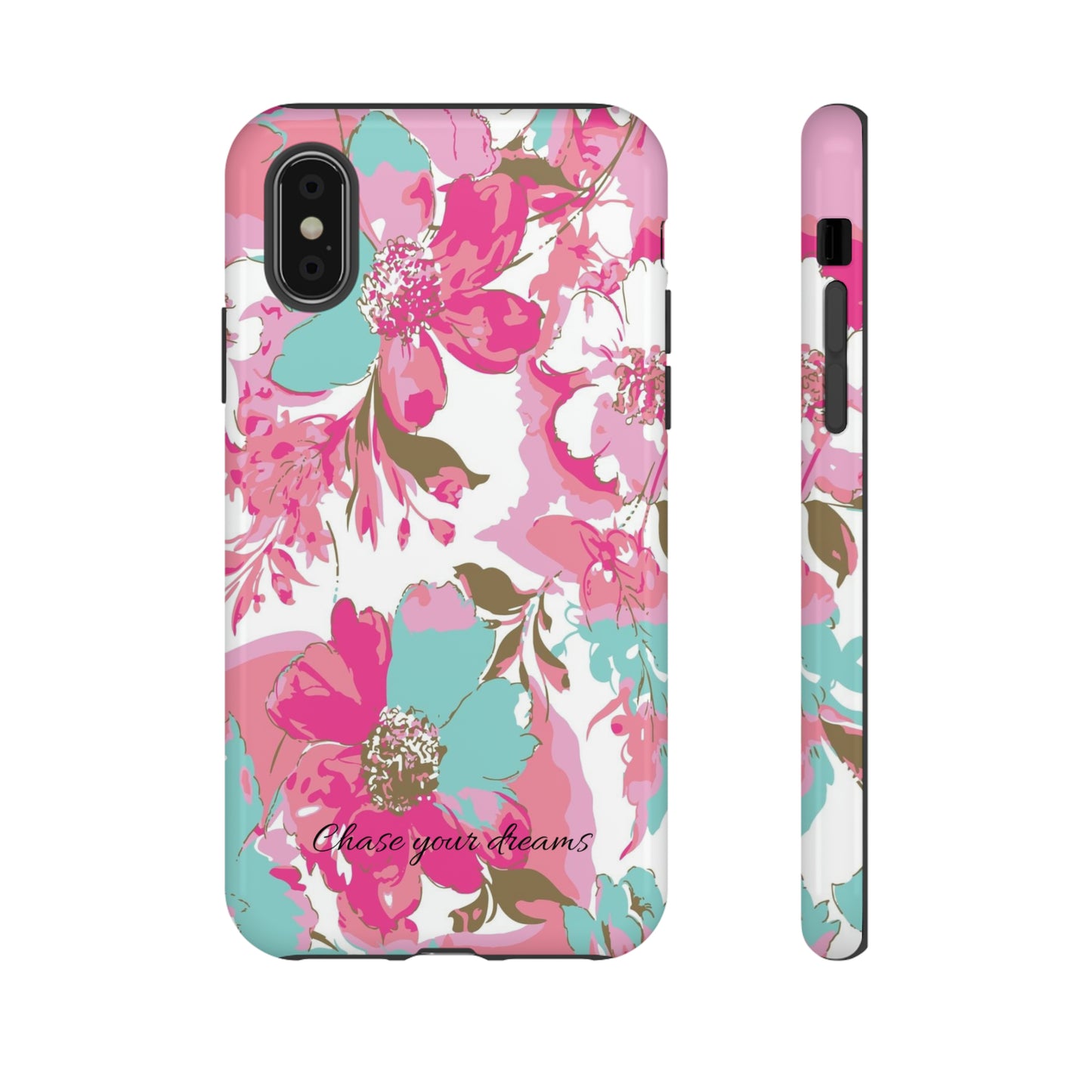 Chase your dreams: Artistic and elegant phone case for Apple iPhone, Samsung Galaxy and Pixel devices