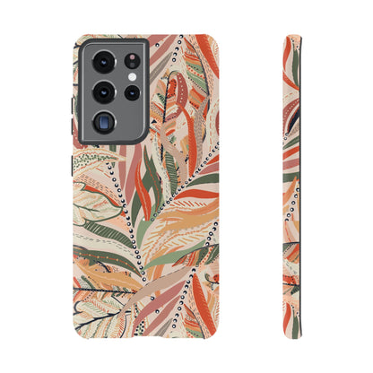 Terracotta Leaves Phone Case: Nature‑Inspired Art for iPhone, Samsung Galaxy and Google Pixel devices