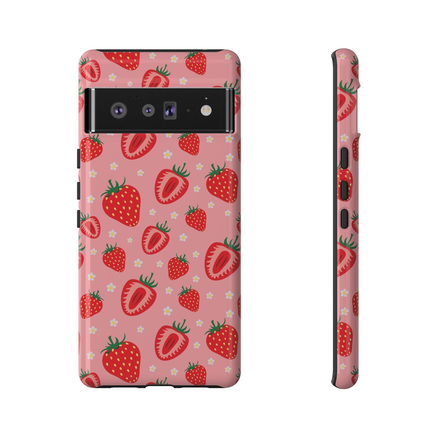 Berry Strawberry: Fruit-inspired phone case for iPhone, Samsung Galaxy and Google Pixel devices