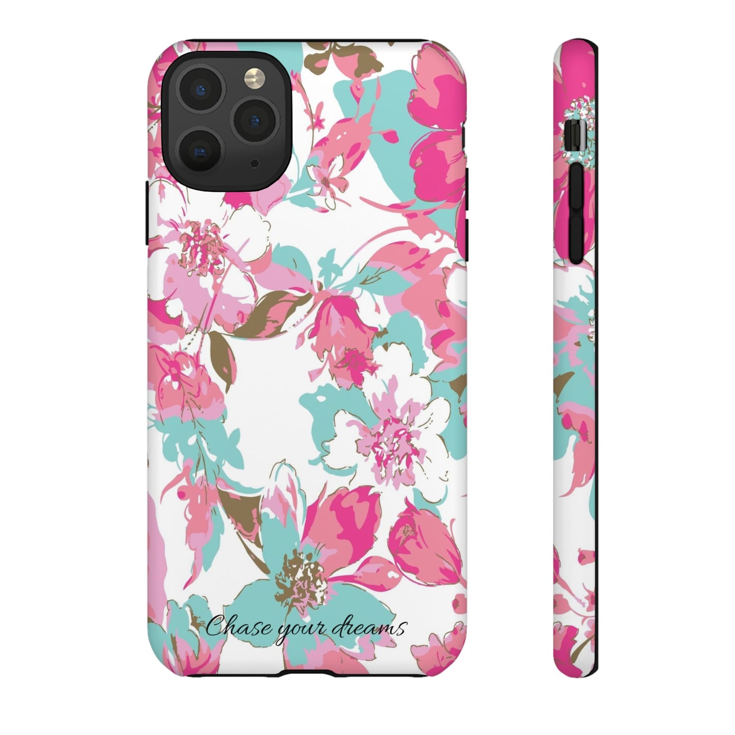 Chase your dreams: Artistic and elegant phone case for Apple iPhone, Samsung Galaxy and Pixel devices