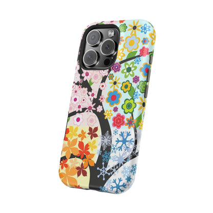 Four Seasons (MagSafe version): Fall, Winter, Spring and Summer inspired phone case for iPhone