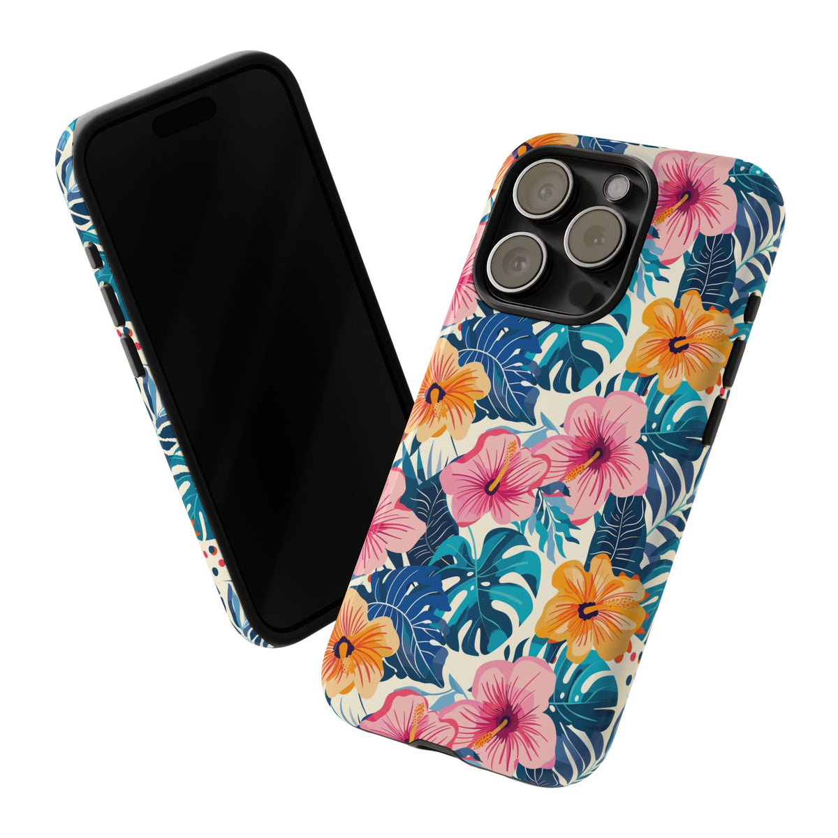 Hibiscus Bloom: Cute Floral Phone Case for iPhone, Samsung and Google Pixel