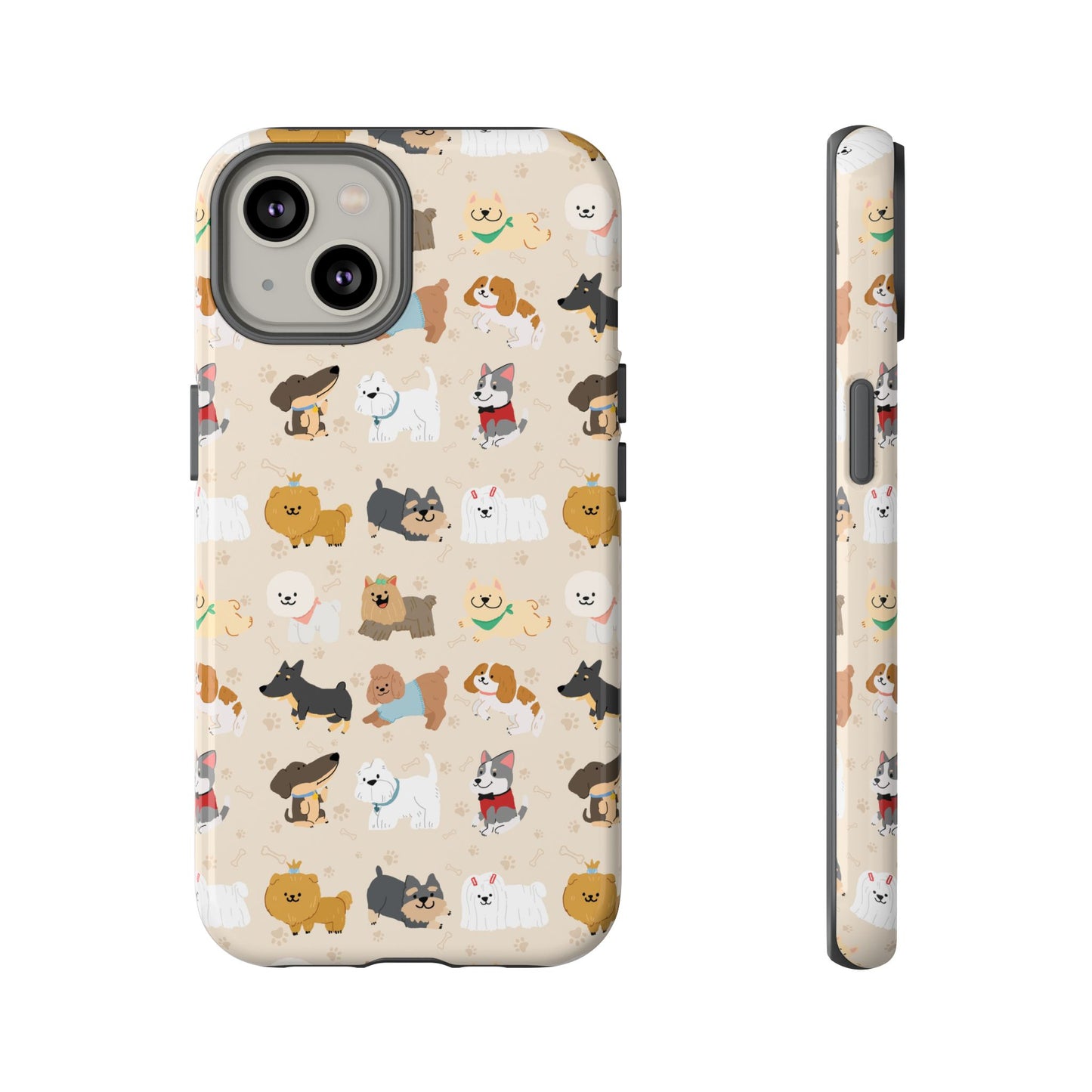 Cute Dogs: Tough Case for iPhone, Samsung Galaxy and Google Pixel devices