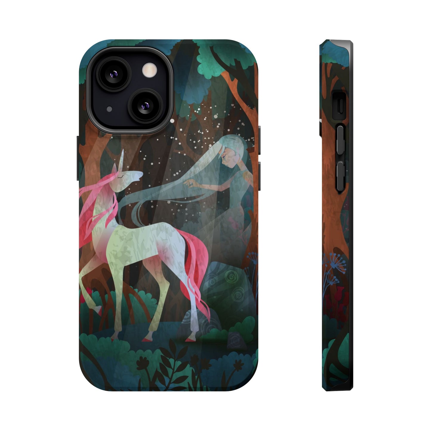 Fairy & Unicorn: Enchanted MagSafe Phone Case for iPhone