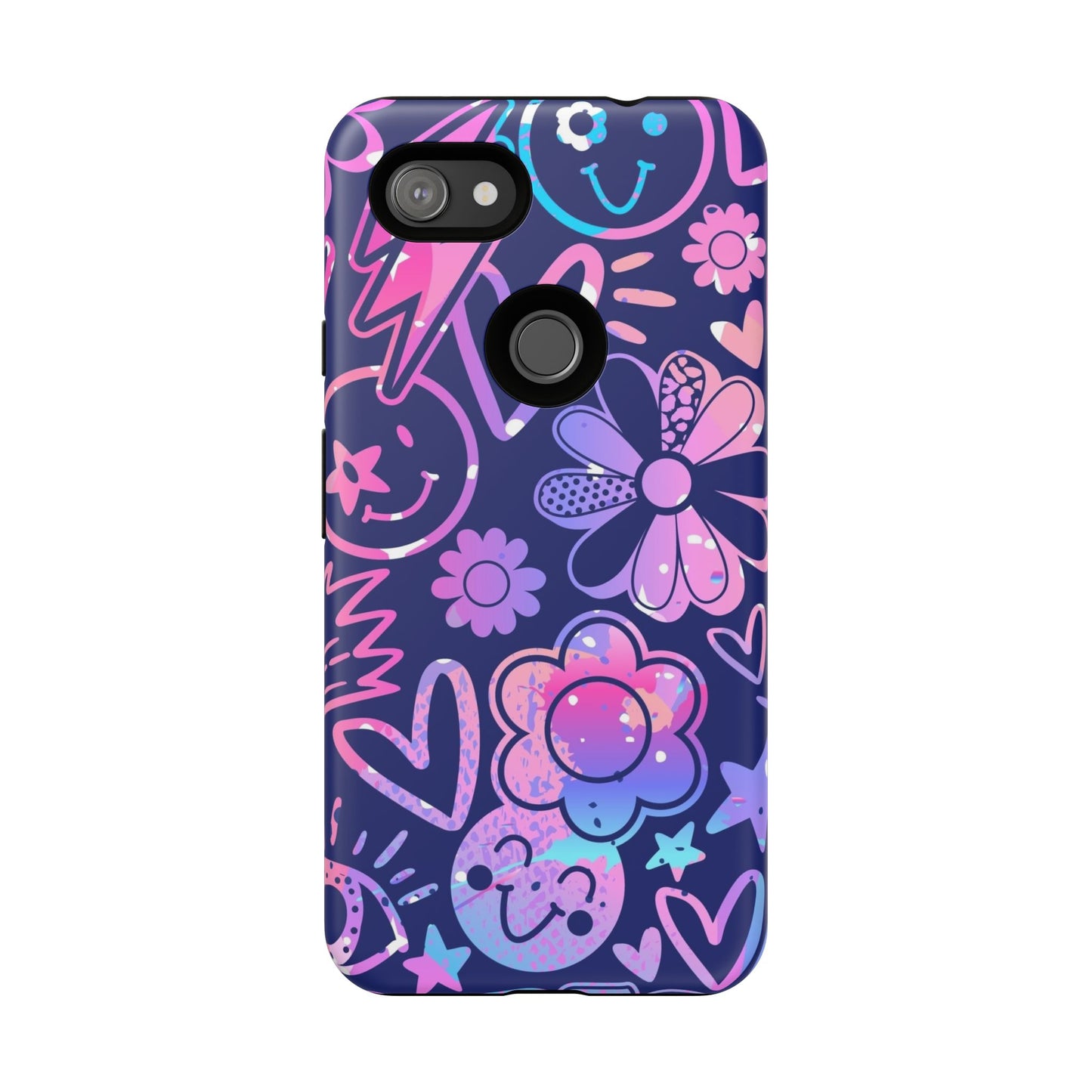 Live Inspired: Purple Tough Case for iPhone, Samsung Galaxy and Google Pixel devices