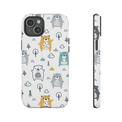 Bear Friends: Cute Phone Case for iPhone, Samsung Galaxy and Google Pixel devices