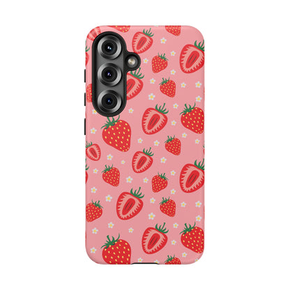 Berry Strawberry: Fruit-inspired phone case for iPhone, Samsung Galaxy and Google Pixel devices