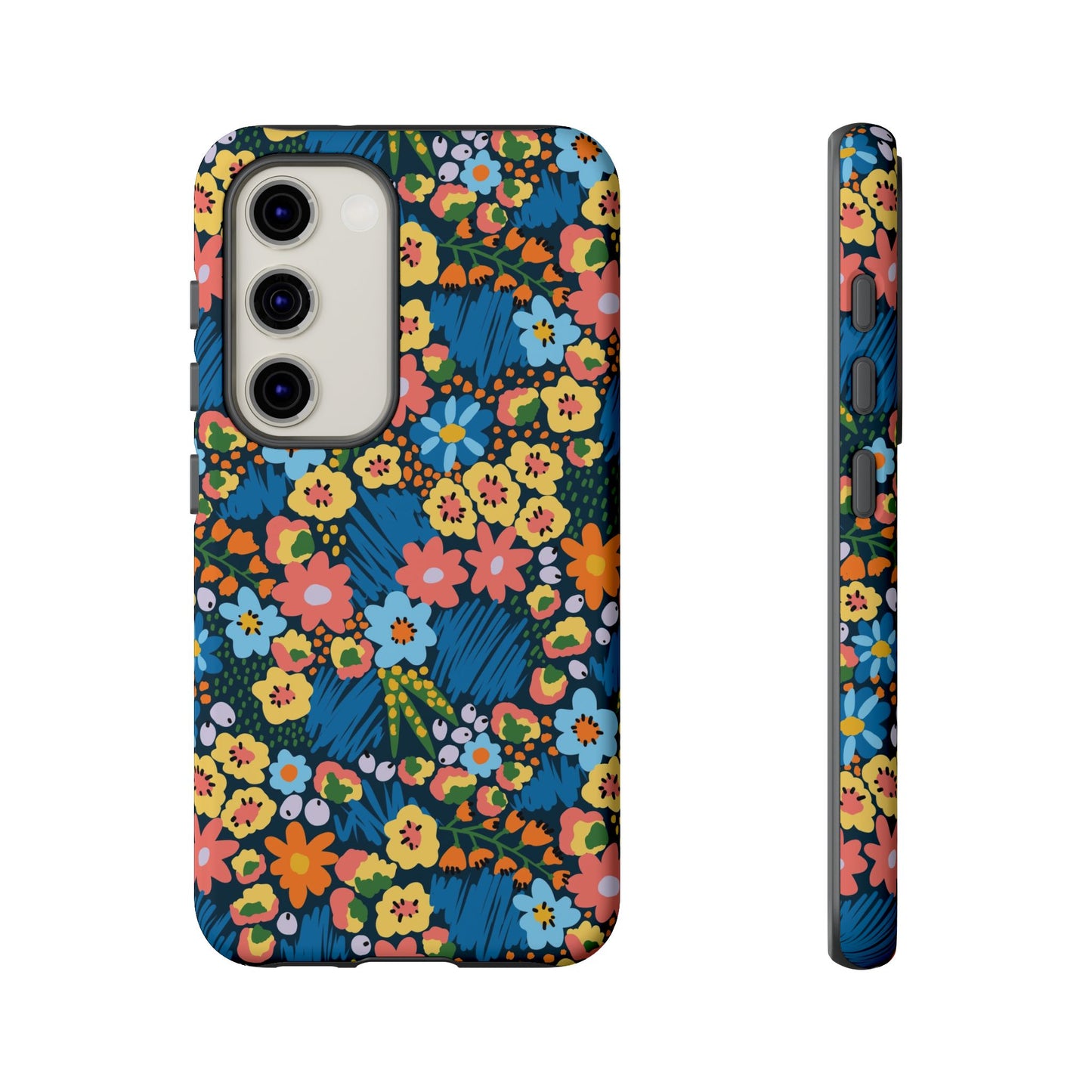 Bloom Burst: Color and Joy Themed Phone Case for iPhone, Samsung Galaxy and Google Pixel devices