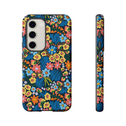 Bloom Burst: Color and Joy Themed Phone Case for iPhone, Samsung Galaxy and Google Pixel devices