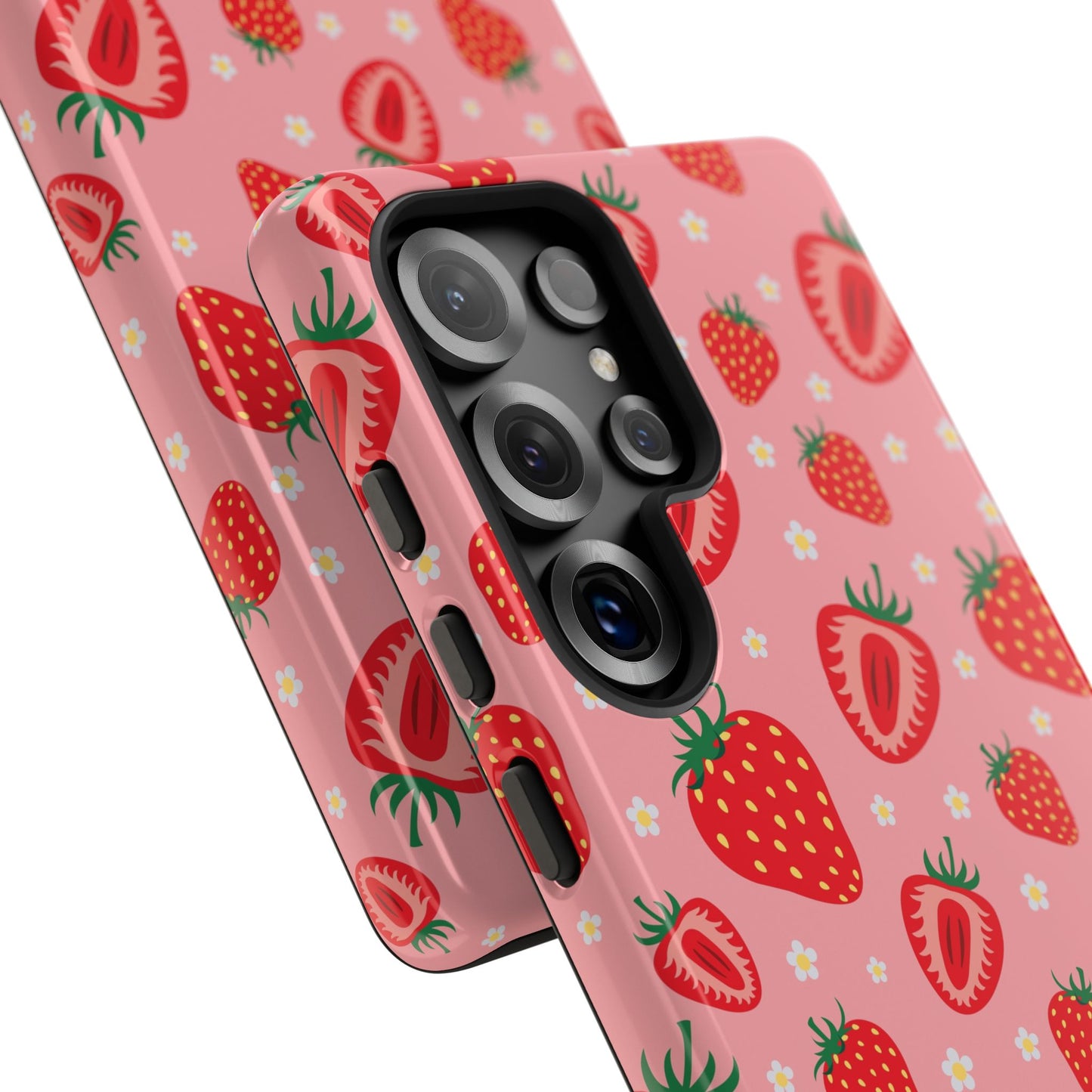 Berry Strawberry: Fruit-inspired phone case for iPhone, Samsung Galaxy and Google Pixel devices