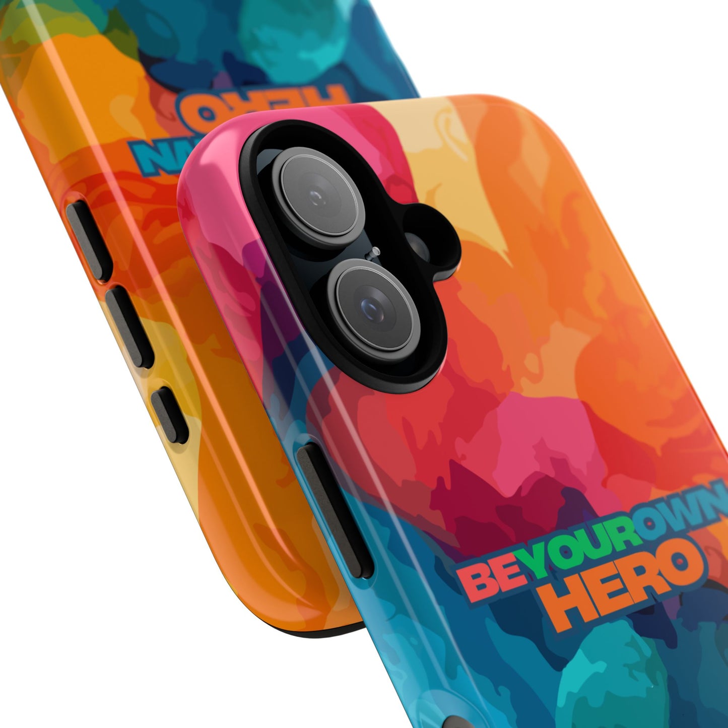 Be Your Own Hero: Inspiring Quote Phone Case for iPhone, Samsung Galaxy and Google Pixel