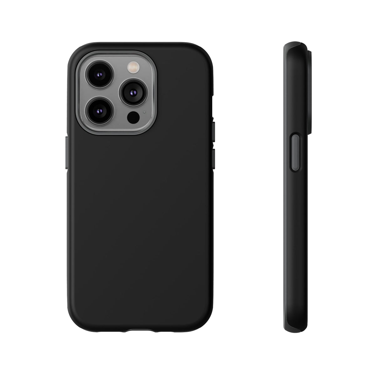 Space Black: Pure black phone case for iPhone, Samsung Galaxy and Google Pixel devices