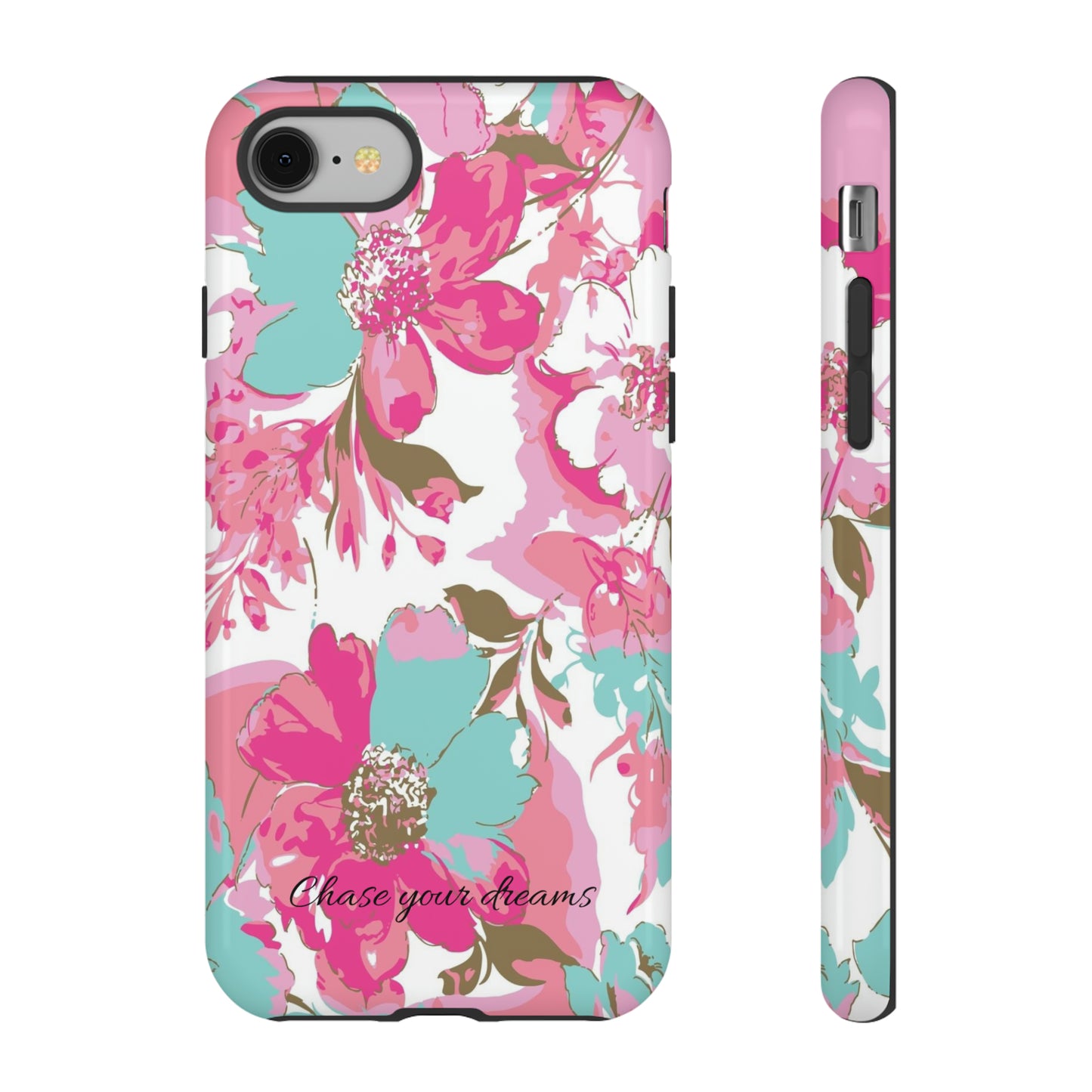 Chase your dreams: Artistic and elegant phone case for Apple iPhone, Samsung Galaxy and Pixel devices