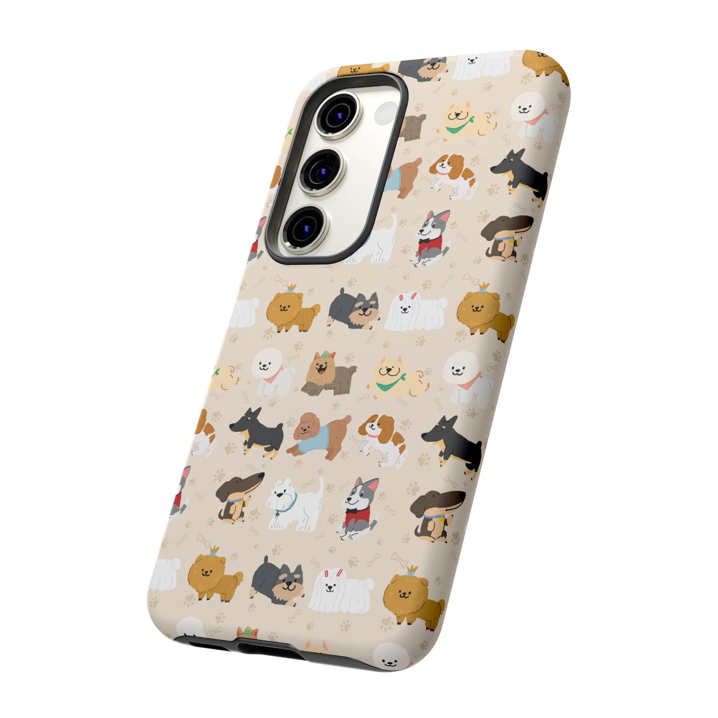 Cute Dogs: Tough Case for iPhone, Samsung Galaxy and Google Pixel devices