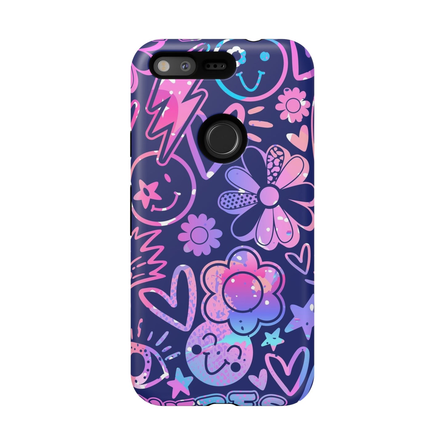 Live Inspired: Purple Tough Case for iPhone, Samsung Galaxy and Google Pixel devices